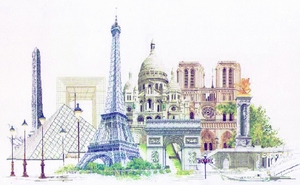 Parijs met notre dame Parijs met notre dame