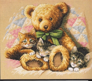 Teddy & kittens Teddy & kittens