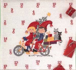 kerstkabouters op de fiets kerstkabouters op de fiets
